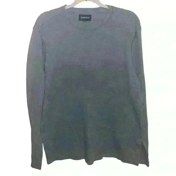 Bonobos Waffle Knit Thermal Sweater Mens Size L Long Sleeve Casual Preppy - Picture 1 of 4